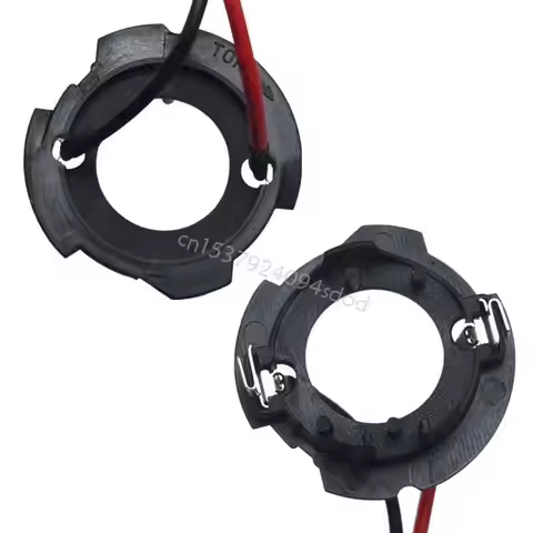 2Pcs Vehicle Headlight Bulbs Adapter Base H7 LED Bulb Holder Fit for Golf 5 MK5 D7WD