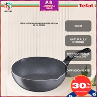 Tefal Cookware Natura Deep Frypan / Fry Pan 26cm (B22665 / B22666 / B22692)