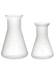 Plastic Erlenmeyer Flask 50ml 100ml Laboratory Chemical Erlenmey Students Kids Education Learning To
