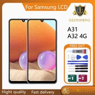 Original AMOLED For Samsung Galaxy A31 Samsung Galaxy A32 4G LCD Display Touch Screen With Frame Rep