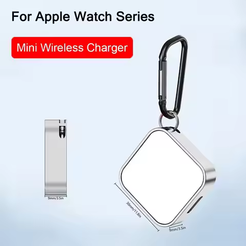 Wireless Charger For Apple Watch Series Ultra 10 9 8 7 SE 6 5 4 3 Type C 8pin Two Interface Portable