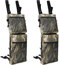 Unifizz 2 Pcs Camouflage Quad ATV 4-Wheeler Fender Cargo Storage Hunting Bags Saddle Bags Luggage Ba