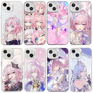 Cartoon Honkai Star Rail Cyrene Phone Case For IPhone 11 12 13 14 Pro Max Plus Casing Matte IMD Hard