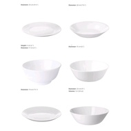 OFTAST • Plates • Bowls • White only • Ships in 48hrs