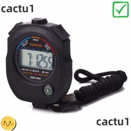 CACTU Digital Stopwatch Handheld, Professional Waterproof LCD Sports Stopwatch, Accurate with Wristb