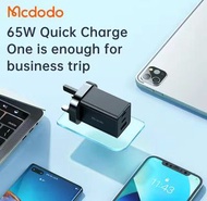 Mcdodo - 65W Ultra MINI 3-Port PD 3.0 [GaN 5 PRO Mini - The 5th Gan Tech] Type-C Mini Fast Charger A