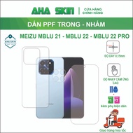 PPF sticker MEIZU MBLU 21/MBLU 22/MBLU 22 PRO full back, inner border, rough. Anti-scratch