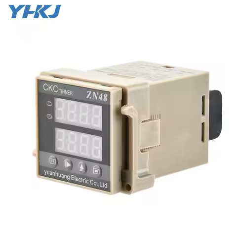 ZN48 Series Digital Time Relay Counter 220VAC 380VAC 24VDC Multifunction Timer Rotating countroller