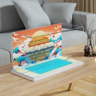 Acrylic Display Box Acrylic Blind Box ปลากระเบื้อง รุ่นที่ 2 กล่องบลังก์แบบชิ้นเดียว ป้องกันฝุ่น A21