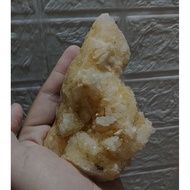 Natural quartz crystal.