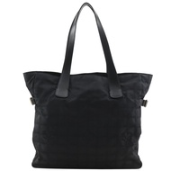 香奈兒新旅行系列托特包 GM 手提包 A15825 尼龍帆布黑色單肩包/手提包 A4 拉鍊新旅行系列托特包 GM 女士 [二手]