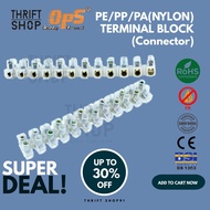 PE/ PP Material 60A/ 80A/ 100A PVC Terminal Connector Block Wire Connector Block