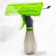 《Popular，Hot Sale〉New Product Window Cleaner Tool 3-in-1 Glass Cleaning Brush with Spray Water for W