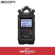 Zoom H4nPro Handy Recorder (Black) with optional official accessory pack