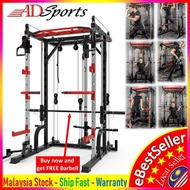 🔥ADSPorts J009 Multi-Station Commercial Workout Exercise Machine Power Cage Station Squat Rack Gym F