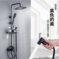 shower+head shower set head shower All Copper Black Shower Head Set Bath Handy Tool Shower Head Bath