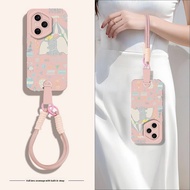 KEYOUQU | Disney授权小飞象硅胶手机壳带挂绳全包防摔荣耀400/300pro/400pro款型手提女用创意潮流保护套