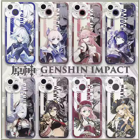 Genshin Impact Furina Shenhe Phone Case for Huawei P30 P40 Lite Nova 3i 5T 7SE 9SE Honor 90 Lite X7B