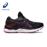 ASICS Women GEL-NIMBUS 24 WIDE Running Shoes in Black/Orchid