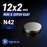 Super Strong 12x2 mm N42 Round Neodymium Magnet | Rare Earth Magnet Strong Magnet