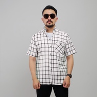KEMEJA DGM Men's Premium Flannel Shirt Men's Flannel Shirt Men's Short Sleeve Flannel Shirt 2042