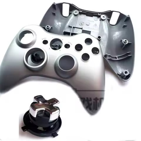 For Microsoft Xbox 360 Gamepad Limited Edition Silver Controller Housing Shell Replacement Shell Cas