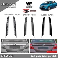 Vemart perodua bezza 2016-2018 car rear tail gate trim garnish accessories old BEZZA accessory