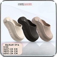 MSH NB-008 SIZE 36-41 Height 4 Cm Women's Loafers Lightweight Eva Material Waterproof Anti-Slip
