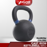 Vigor Fitness Cast Iron Kettlebell (18kg) / Kettlebell Besi Tuang (18kg)