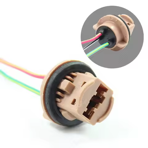 1PC LED T20 Car Lamp Lights Bulb Socket Adapter Extension Connector Plug Bulb Holder Fits 7443 / T20