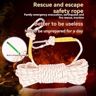 Double buckle steel core safety rope Thick fire safety rope high-rise escape rope Climbing rope