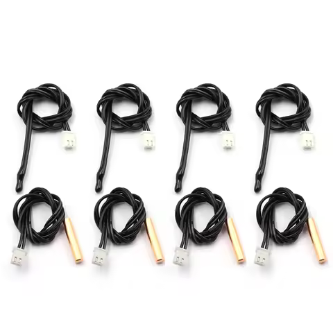 Sensor 2PCS Air Conditioning Temperature 5K 10K 15K 20K 25K 50K 100K Conditioner Tube Sensor Rubber 