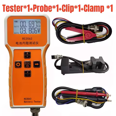 Micro USB/Type-C RC3563 Battery Tester Mini Internal Resistance Tester Ternary Lithium/LiFePO4/18650