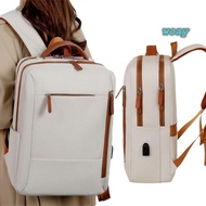 WOAY Laptop Backpack, 35L Large Capacity Waterproof Travel Laptop Bag, Fashion with USB Charging Por