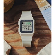 [Original] Casio LF-30W-8A Pop Beige Digital World Map World Time Quartz Resin Unisex Watch