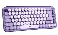 【Logitech 羅技】POP KEYS 無線機械式鍵盤-星暮紫