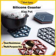 Non Slip Silicone Coaster Cup Pot Coaster Table Mat Heat Resistant Pot Coaster Dining Table Cup Coas