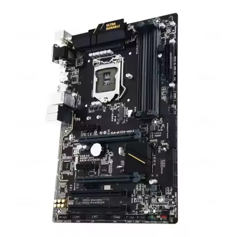 LGA1151 64GB DDR4 ATX Mainboard For Gigabyte GA-B150-HD3 Motherboard 100% Tested Fast Ship