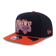 New Era หมวกรุ่น New York Knicks Nba Infilled Black 9Fifty Of Pcv Cap