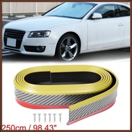 Jaz Car Front Bumper Lip Splitter Universal Fit Rubber Skirt Protector Strip Compatible With Cars Trucks SUV Front Lip