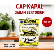 Iodized Table Salt 250g - Salty Flavor, Helps Prevent Goiter