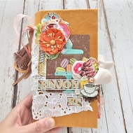 Donut coffee journal handmade Cafe cakes notebook for sale Recipe journal