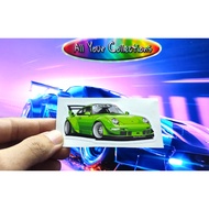 Sticker PORSCHE 911 RWB VIRAL VINYL CUTTING STICKER