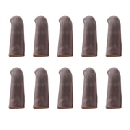 10PCS Leather Finger Protector Finger Thimble Guards Tools for Hand Craft Jewelry Making