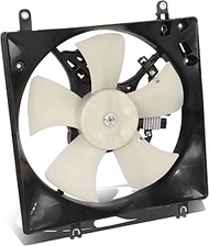 DNA MOTORING OEM-RF-0826 Factory Style Left Radiator Fan Assembly Compatible with 1999-2003 Mitsubishi Galant