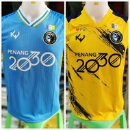 Penang FC Jersey 2023 Player Issue Jersi Home and Away Kit Jersey Free Custom Name Number Full Sublimation Quick Dry Fabric、