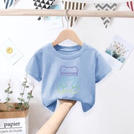 Girls T Shirt T Shirts for Girls Lightweight Girls O-Neck Tee Cartoon Print Basic Design tshirt kolar 少女装上衣时尚2021