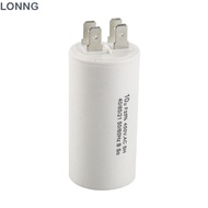 LONNG Motor Running Capacitor, 450V AC Reliable CBB60 Run Capacitor, Durable 10uf Run Capacitor AC M