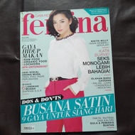 Majalah FEMINA no.45 november 2013 cover Nikita Willy