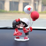 CarCoupleOrnamenteCartoonCouplesCarDecorationAdhesiveKissCoupleDashboardDecorationCartoonCarInterior
